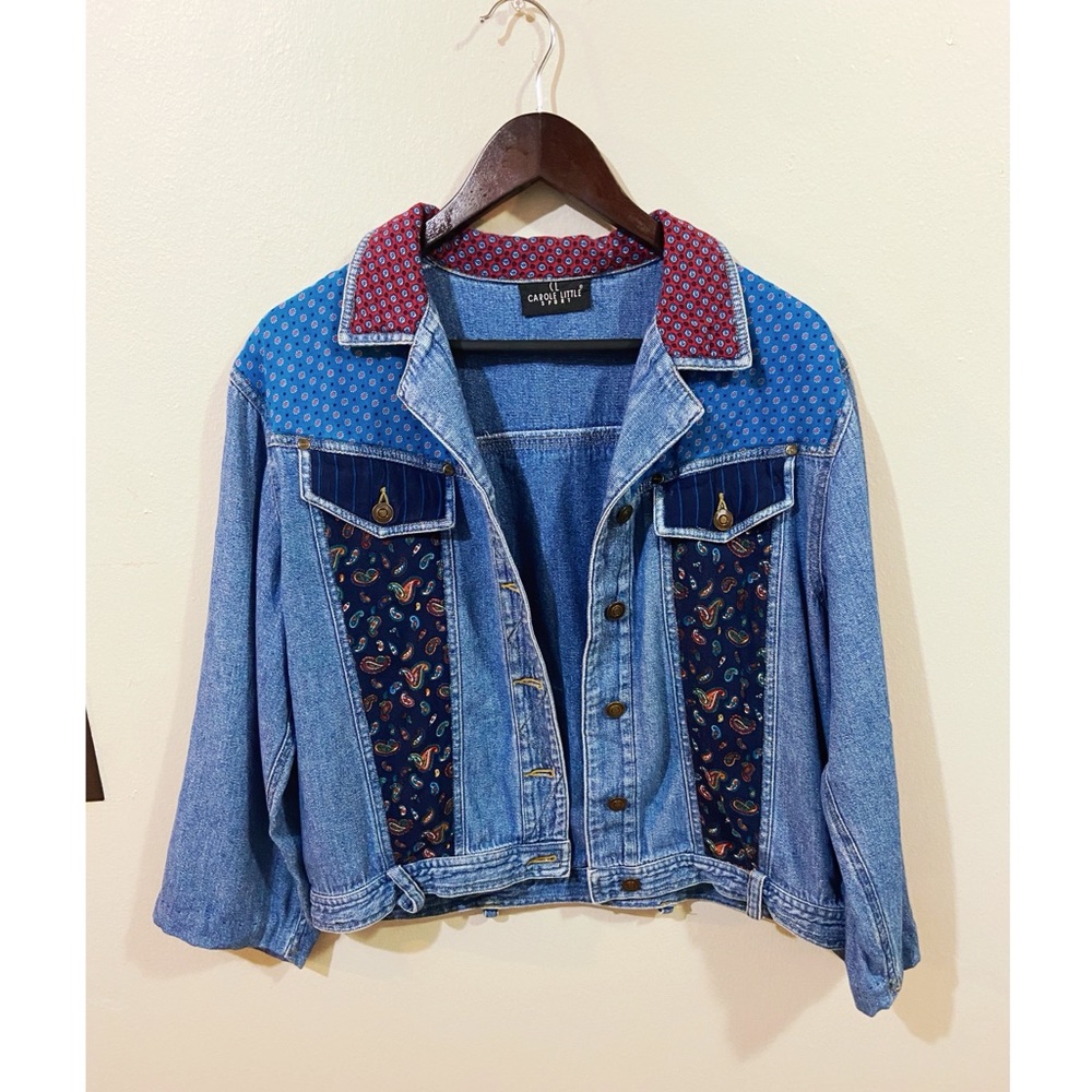 Vintage 90s Carole Button Denim Jacket